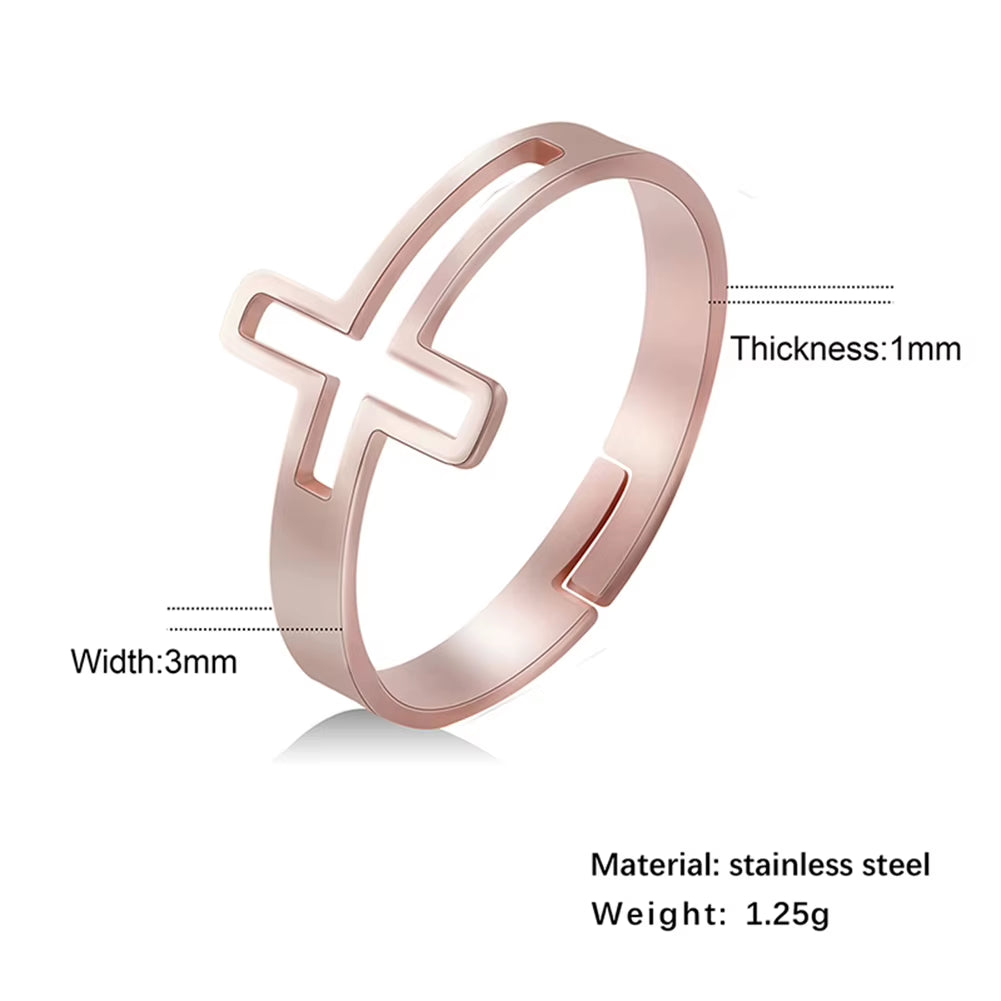 Minimalist Adjustable Couple Ring