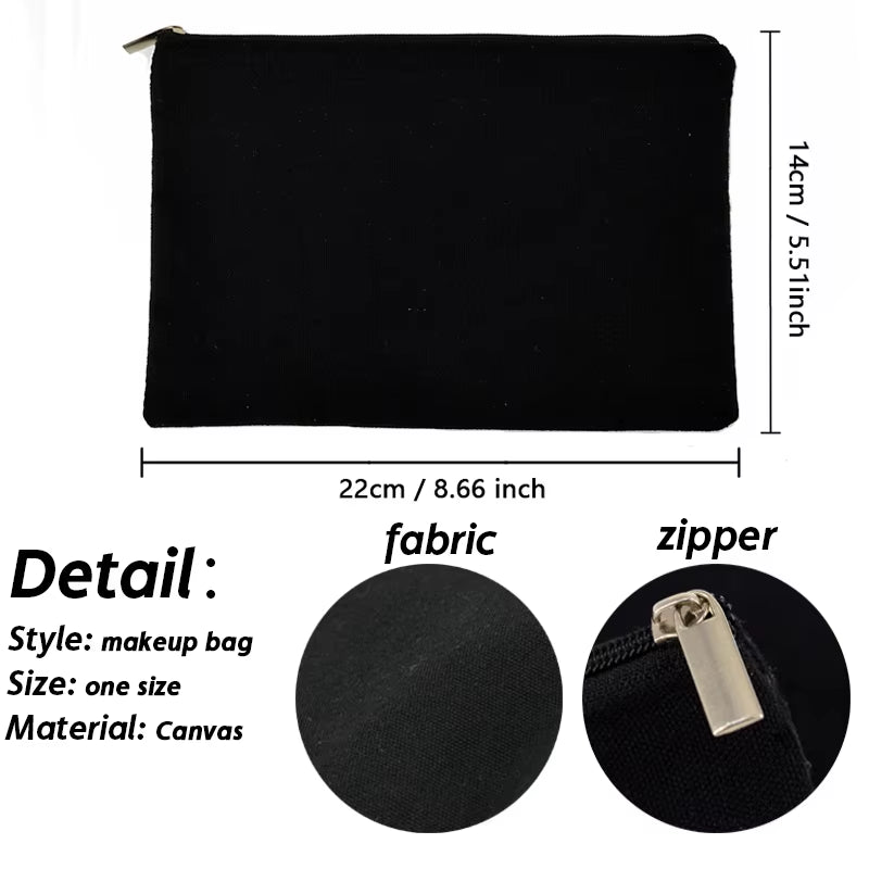 Jesus Canvas Cosmetic Bag for Women