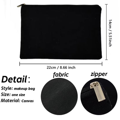 Jesus Canvas Cosmetic Bag for Women