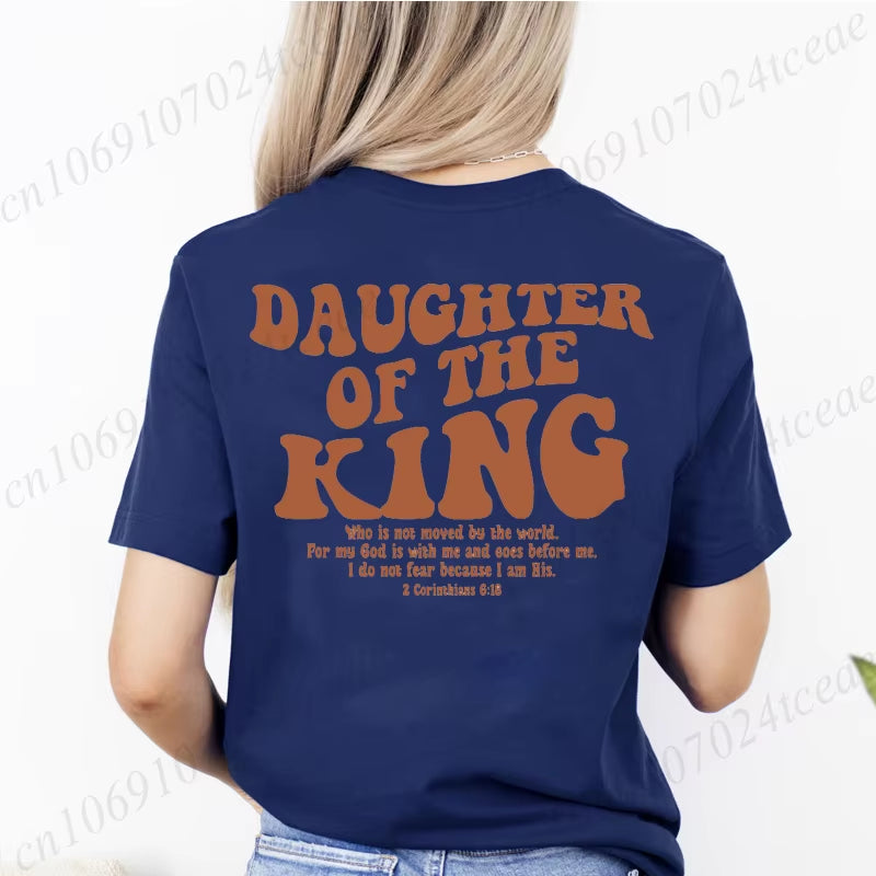 Daughter of the King Aesthetic Christian Tee
