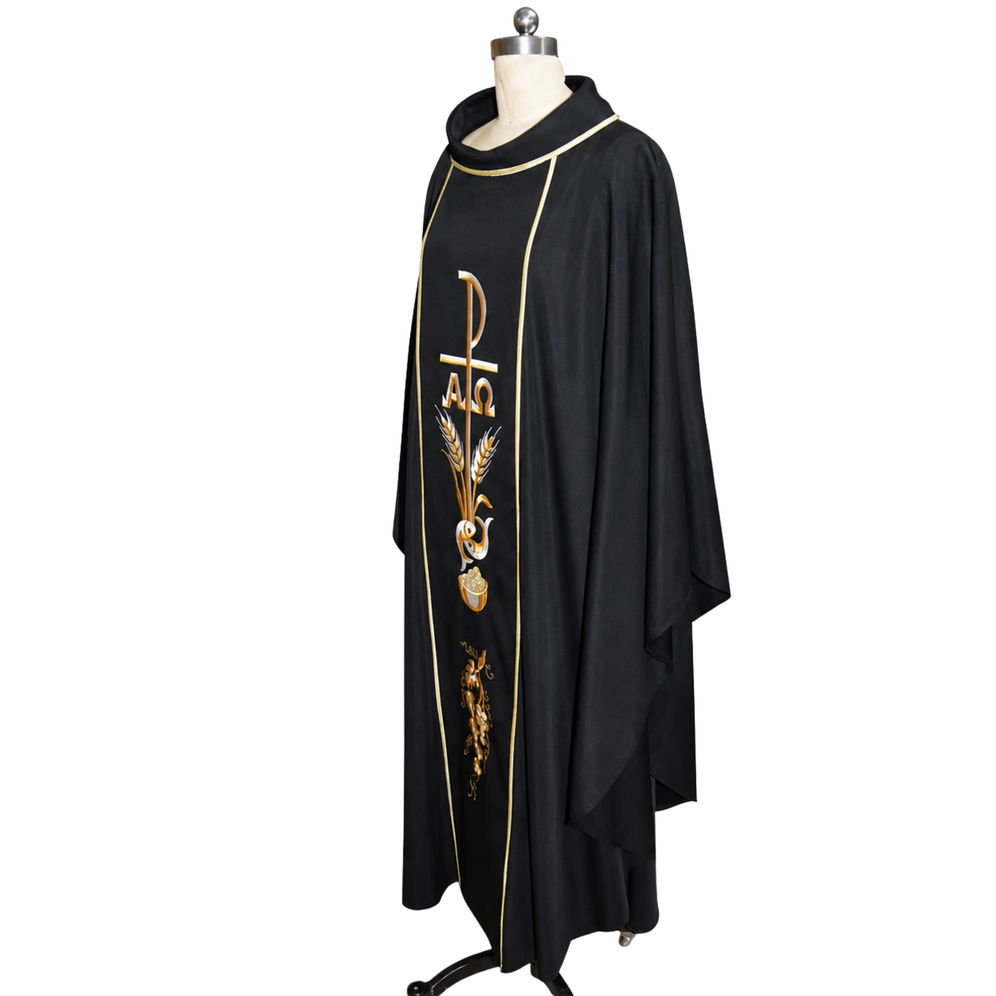Chasuble Vestment — Woven Liturgical Priest Mass Gown