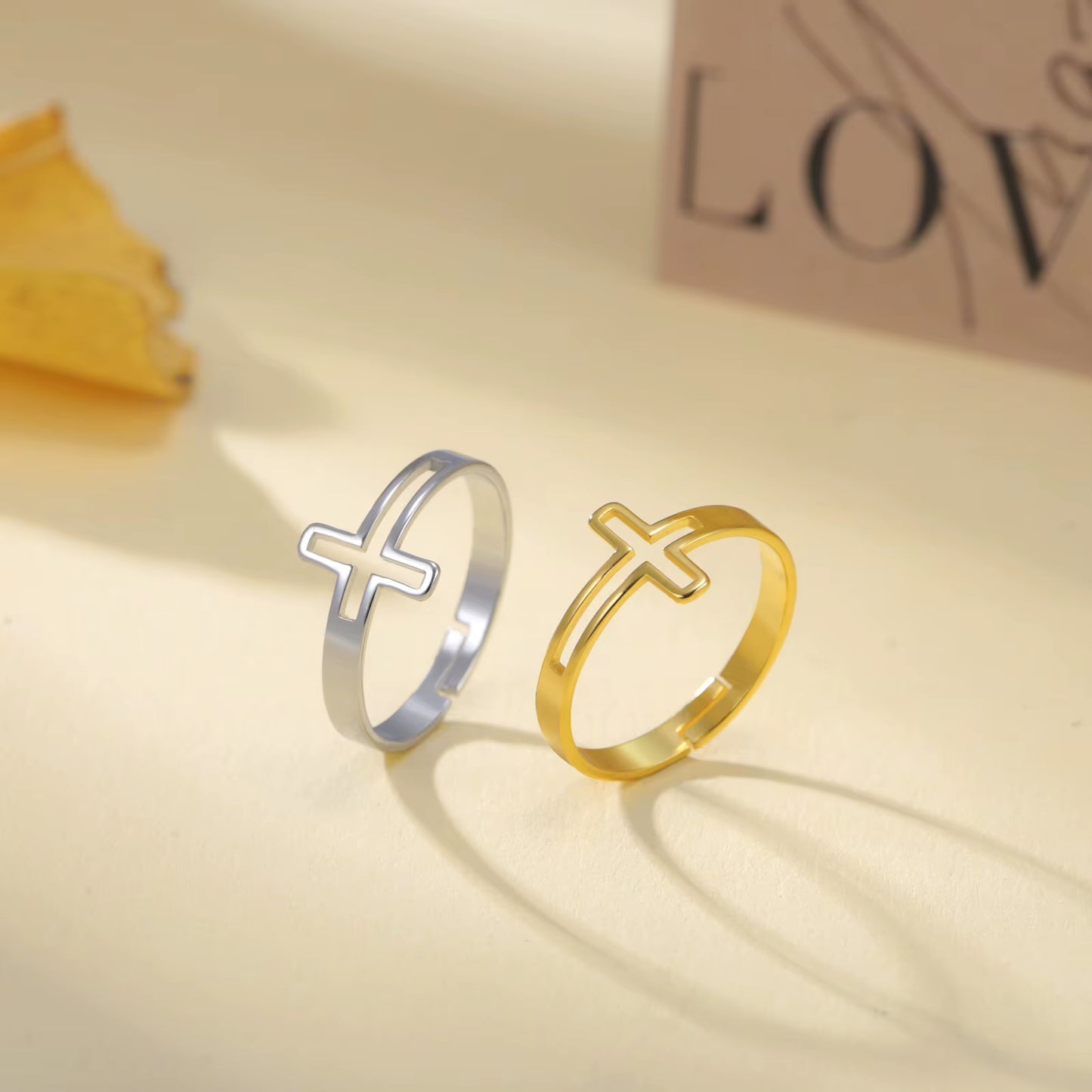 Minimalist Adjustable Couple Ring