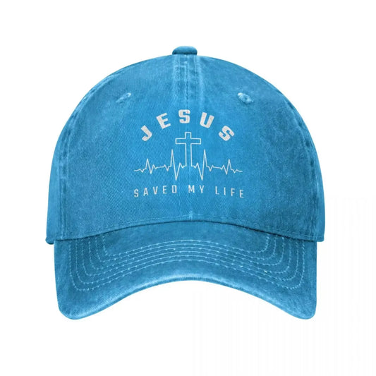 Jesus Saved My Life Unisex Adjustable Hat