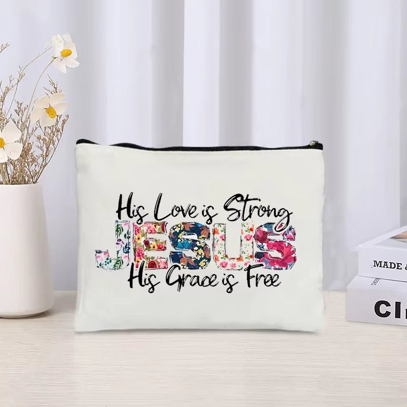 Christian-themed zipper pouch
