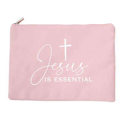 Jesus Canvas Cosmetic Bag for Women