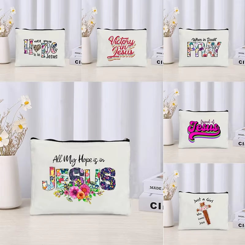 Christian-themed zipper pouch