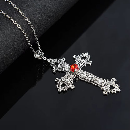 Gothic Cross Pendant Necklace